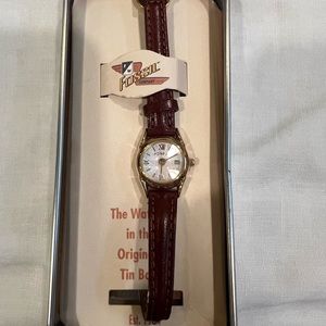 Fossil - Womens Watch - Brown Strap / Gold Bezel / White Face